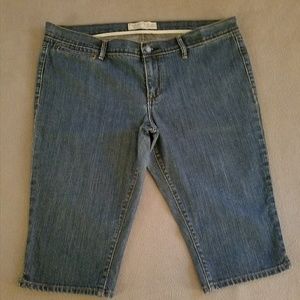 Ladies Long Denim Shorts